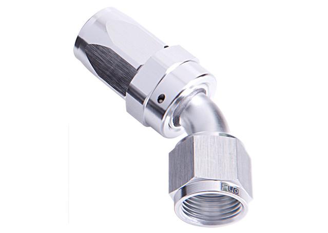 Aeroflow AF102-06S -6AN Taper Series 45 Degree Hose End