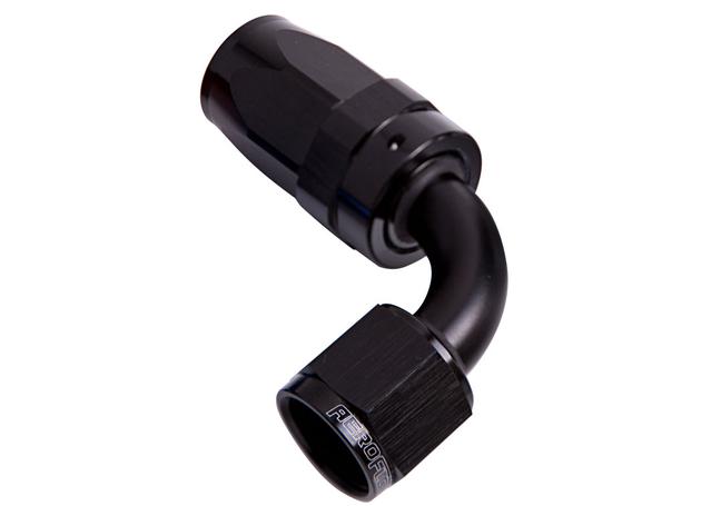 Aeroflow AF103-20BLK -20AN Taper Series 90 Degree Hose