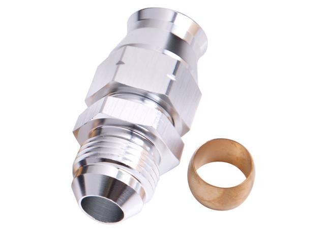 Aeroflow AF108-04S 1/4" Hard Line To -4AN Male Adapter