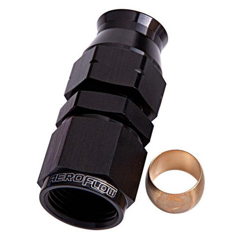 Aeroflow AF109-08BLK 1/2" Hard Line To -8AN Female
