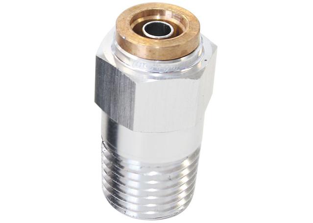 Aeroflow AF121-02S 1/8" Npt Straight To 3/16" 120Series