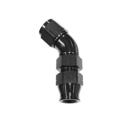 Aeroflow AF129-05BLK 5/16" Tube 45Deg Female -6AN Black