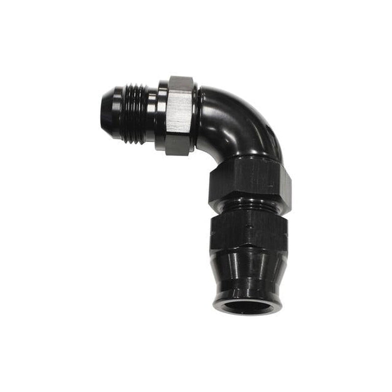 Aeroflow AF137-06BLK 3/8" Tube 90Deg Male -6AN Black