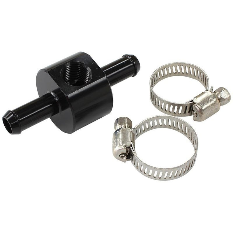 Aeroflow AF138-05BLK 5/16" Barb With 1/8" Port Adapter
