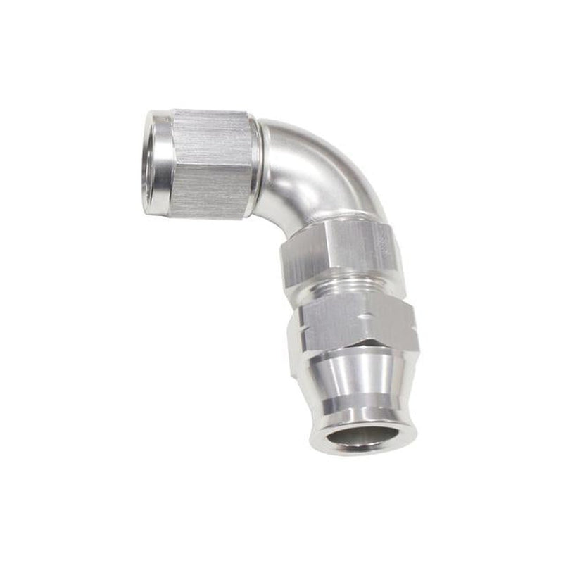 Aeroflow AF139-08S 1/2" Tube 90Deg Female -8AN Silver