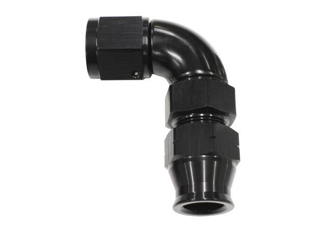 Aeroflow AF139-08BLK 1/2" Tube 90Deg Female -8AN Black