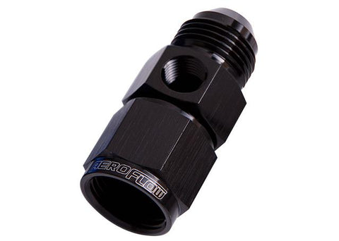 Aeroflow AF140-12BLK Straight Female - Male -12AN Black