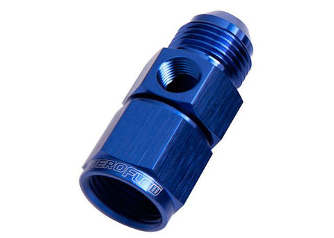 Aeroflow AF140-04 Straight Female - Male -4AN Blue With