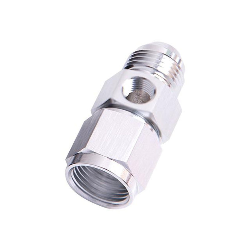 Aeroflow AF140-03S Straight Female - Male -3AN Silver