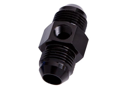 Aeroflow AF141-08BLK Straight Male - Male -8AN Black With