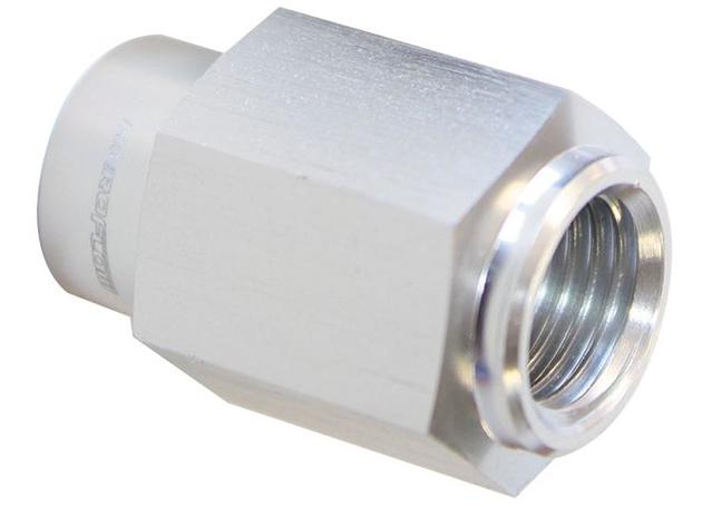 Aeroflow AF146-02S Fuel Rail To Gauge Adapter Female 1/8"