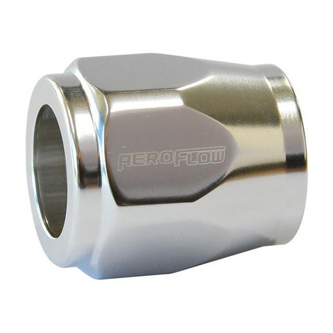 Aeroflow AF150-12S Hex Hose Finisher 24.95mm ID Silver