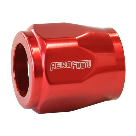 Aeroflow AF150-05R Hex Hose Finisher 14.3mm ID Red 9/16"