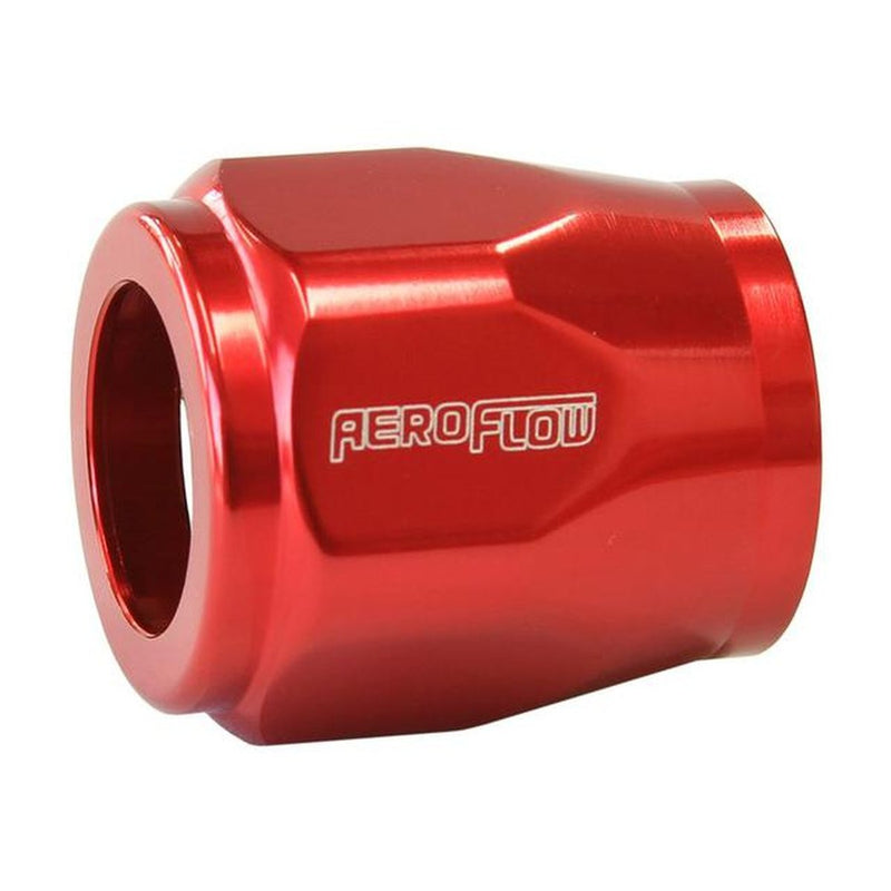 Aeroflow AF150-05R Hex Hose Finisher 14.3mm ID Red 9/16"