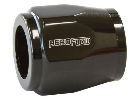 Aeroflow AF150-14BLK Hex Hose Finisher 28.5mm ID Black