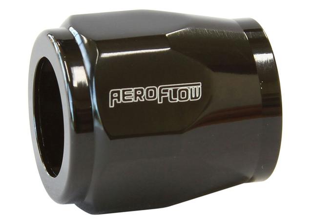 Aeroflow AF150-16BLK Hex Hose Finisher 30.5mm ID Black