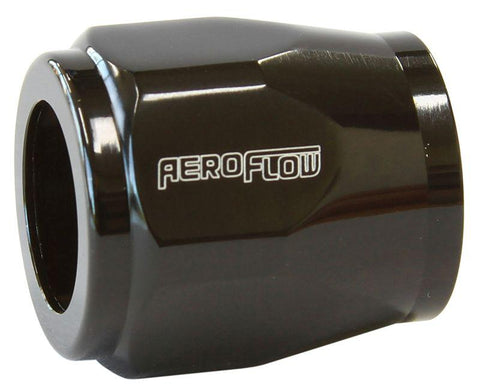 Aeroflow AF150-05BLK Hex Hose Finisher 14.3mm ID Black