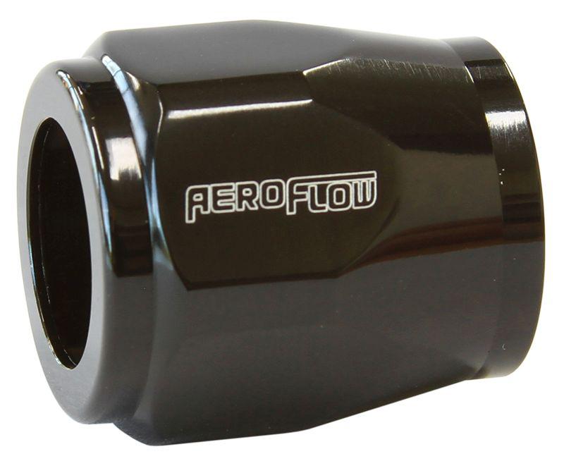 Aeroflow AF150-08BLK Hex Hose Finisher 17mm ID Black
