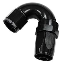 Aeroflow AF155-06BLK 150 Deg Hose End -06AN Black Full
