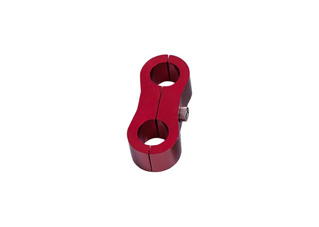 Aeroflow AF156-06R Billet Dual Hose Separator Red