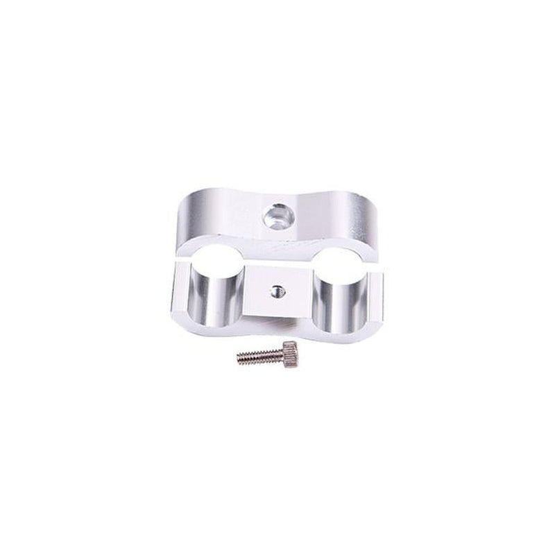Aeroflow AF156-06S Billet Dual Hose Separator Silver