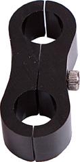 Aeroflow AF156-12BLK Billet Dual Hose Seperator Black