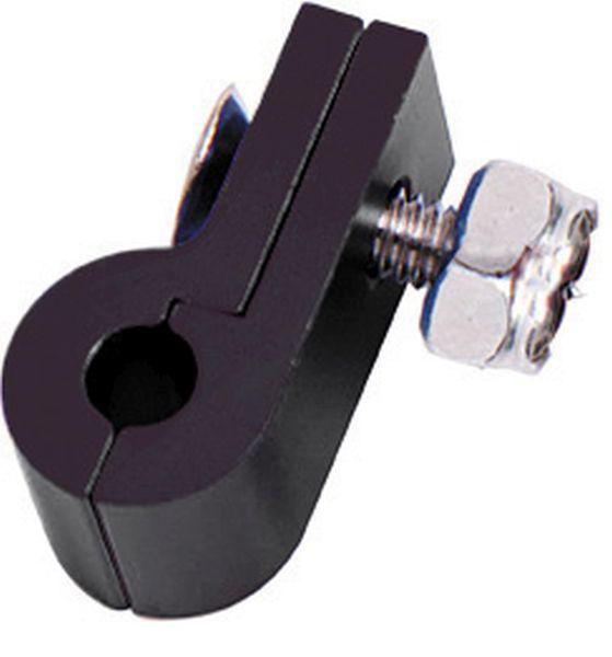 Aeroflow AF157-03BLK Billet P Style Clamp 3/16 Line Black