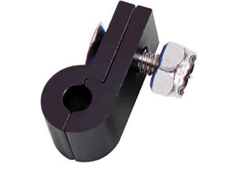 Aeroflow AF157-05BLK Billet P Style Clamp 5/16 Line Black