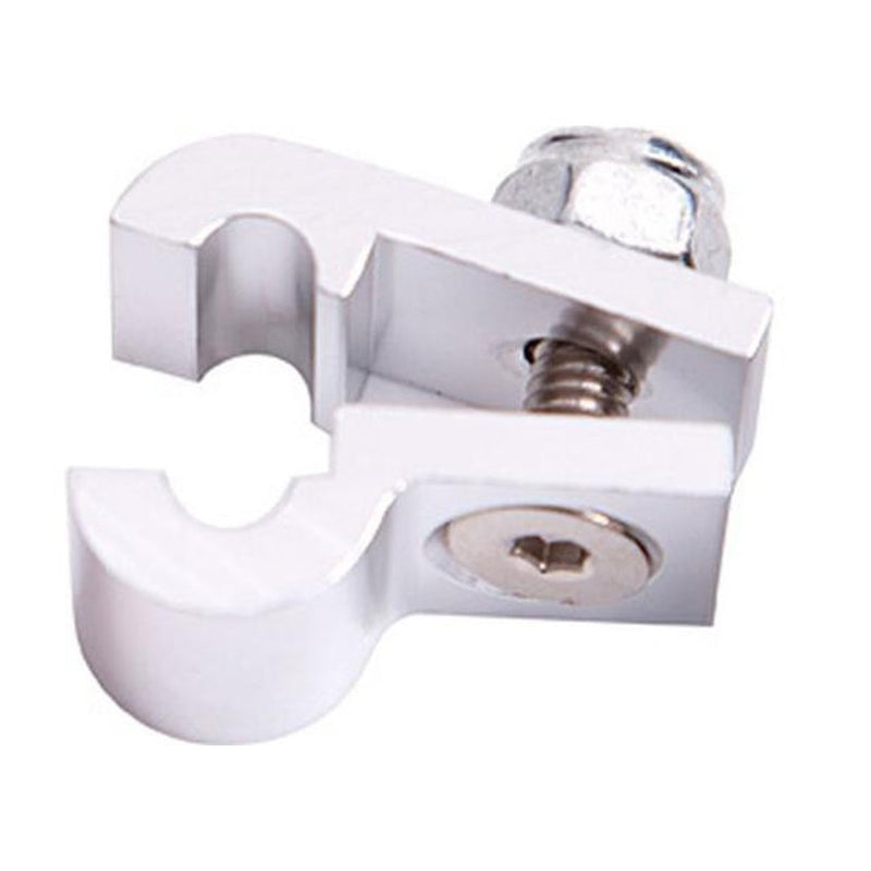 Aeroflow AF157-05S Billet P Style Clamp 5/16 Line Silver