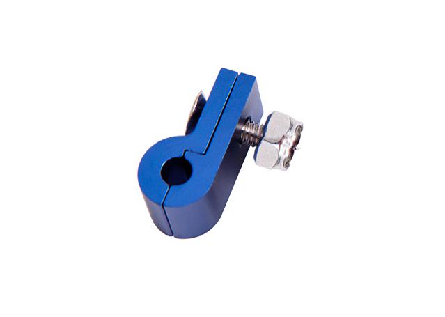 Aeroflow AF157-10 Billet P Style Clamp -8 Hose Blue 16mm