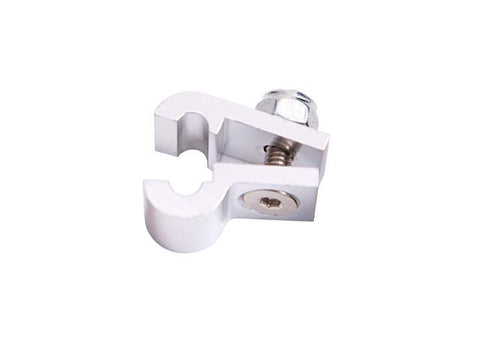 Aeroflow AF157-04S Billet P Style Clamp 1/4" Line Silver