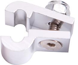 Aeroflow AF157-12S Billet P Style Clamp -10 Hose Silver