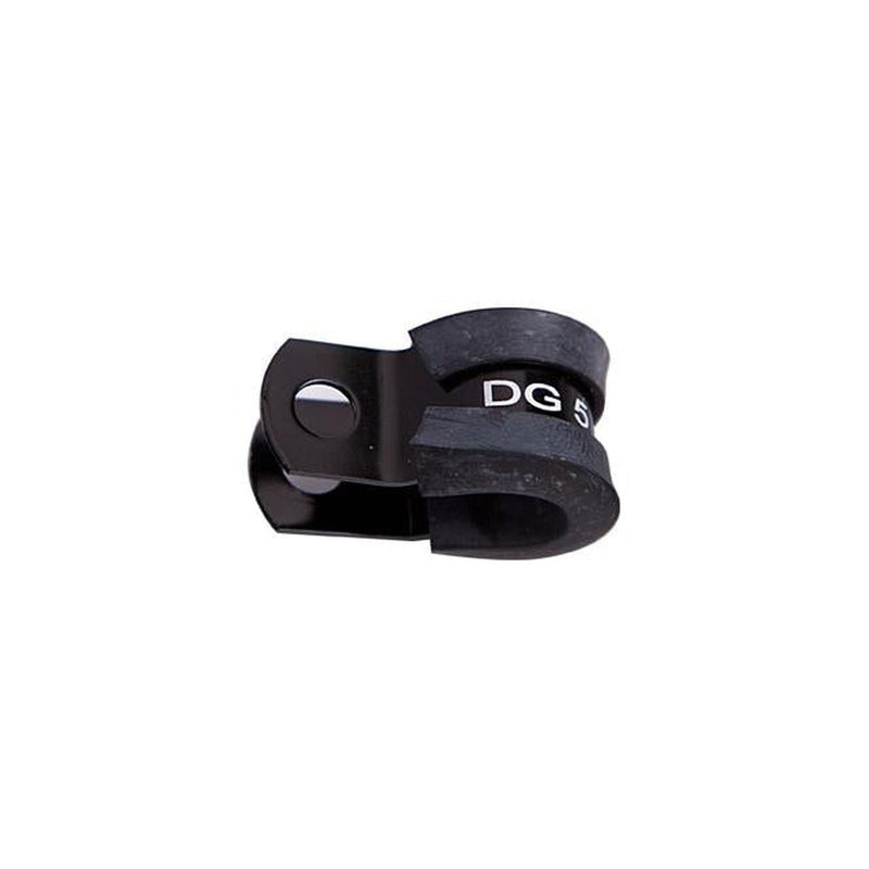 Aeroflow AF158-16BLK Cushioned P Clamps -16AN 5Pk Black
