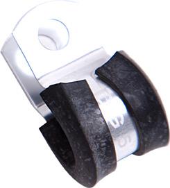 Aeroflow AF158-10S Cushioned P Clamps -10AN 5Pk Silver