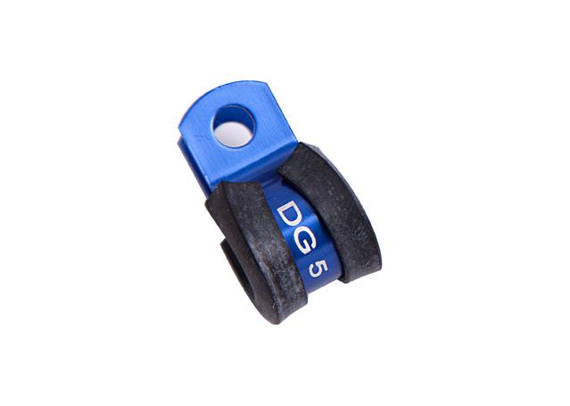 Aeroflow AF158-03 Cushioned P Clamps -3AN 10Pk Blue 4.7mm
