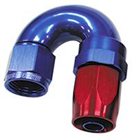 Aeroflow AF159-04 180 Deg Hose End -04AN Blue Full Flow