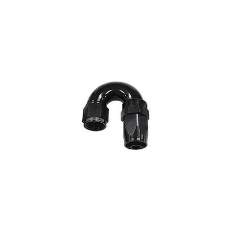 Aeroflow AF159-08BLK 180 Deg Hose End -08AN Black Full