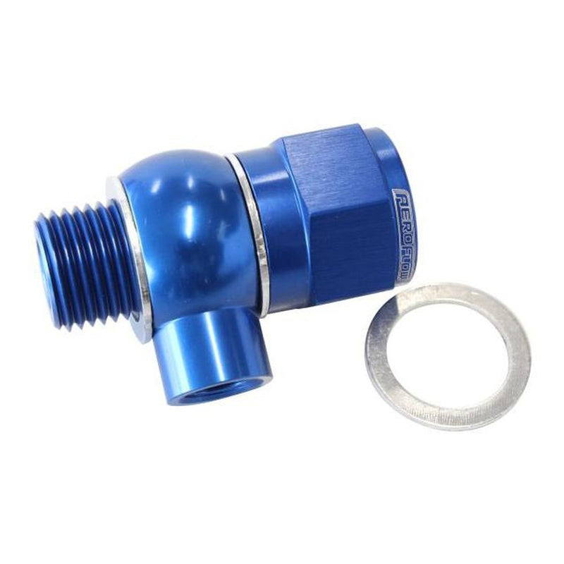 Aeroflow AF166-05-02 Oil Pressure Adapter Allows 1/8" Npt