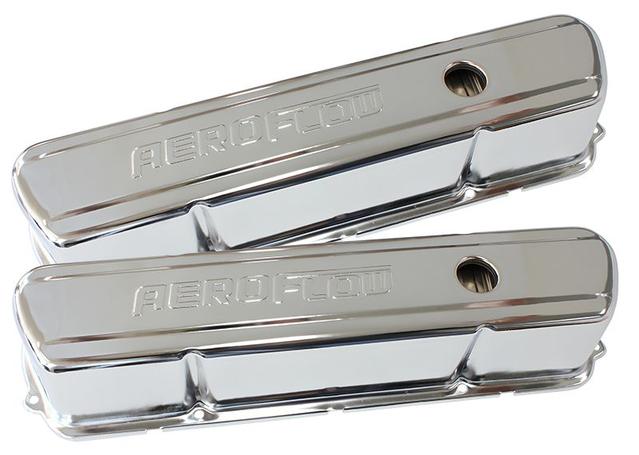 Aeroflow AF1821-5004 Valve Cover Chrome With Logo Fits