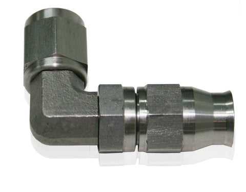 Aeroflow AF203-04 Ss 90 Deg Hose End -4AN Steel Full