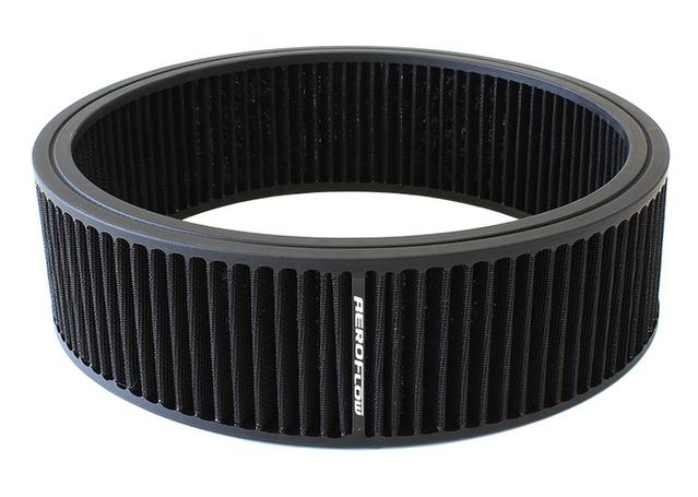 Aeroflow AF2041-3750 Round Air Filter 14" X 4" Washable