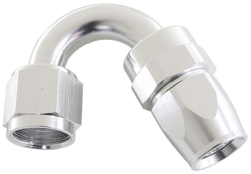Aeroflow AF205-06DS Alloy 150 Deg Hose End -6AN Silver