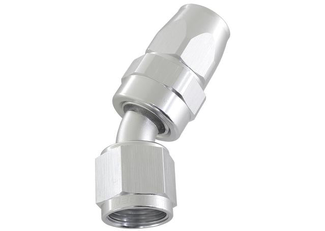 Aeroflow AF207-10DS Alloy 30 Deg Hose End -10AN Silver