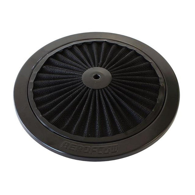 Aeroflow AF2251-0901 9" Black Full Flow Top Plate Black