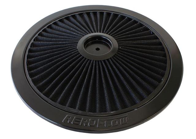 Aeroflow AF2251-1401 14" Black Full Flow Top Plate Black
