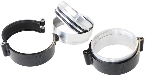 Aeroflow AF25-2500BLK 2.5" Billet Intercooler Clamp Quick