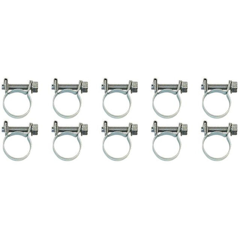 Aeroflow AF26-0911 9-11mm EFI Hose Clamp - 1/4" 10 Pieces