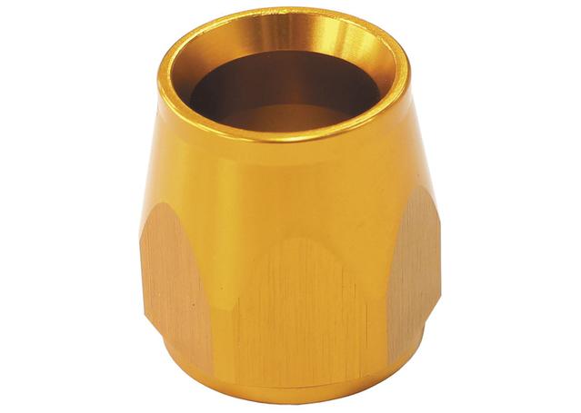 Aeroflow AF279-08DG Gold Hose End Socket Ptfe Style