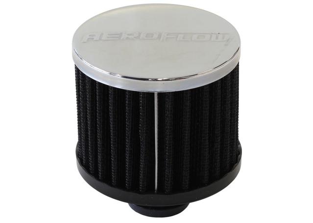 Aeroflow AF2871-1490 1-1/4" Push In Breather Filter3" OD,