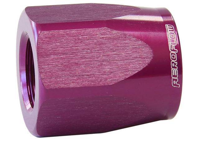Aeroflow AF298-08DPUR Hose End Socket Alloy -8AN Purple